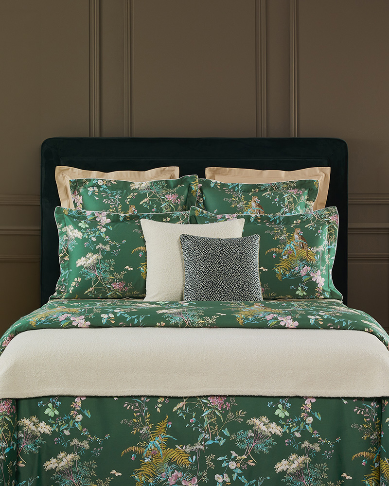 Yves Delorme stunning bedding, elegant designs for the bedroom available at david jones